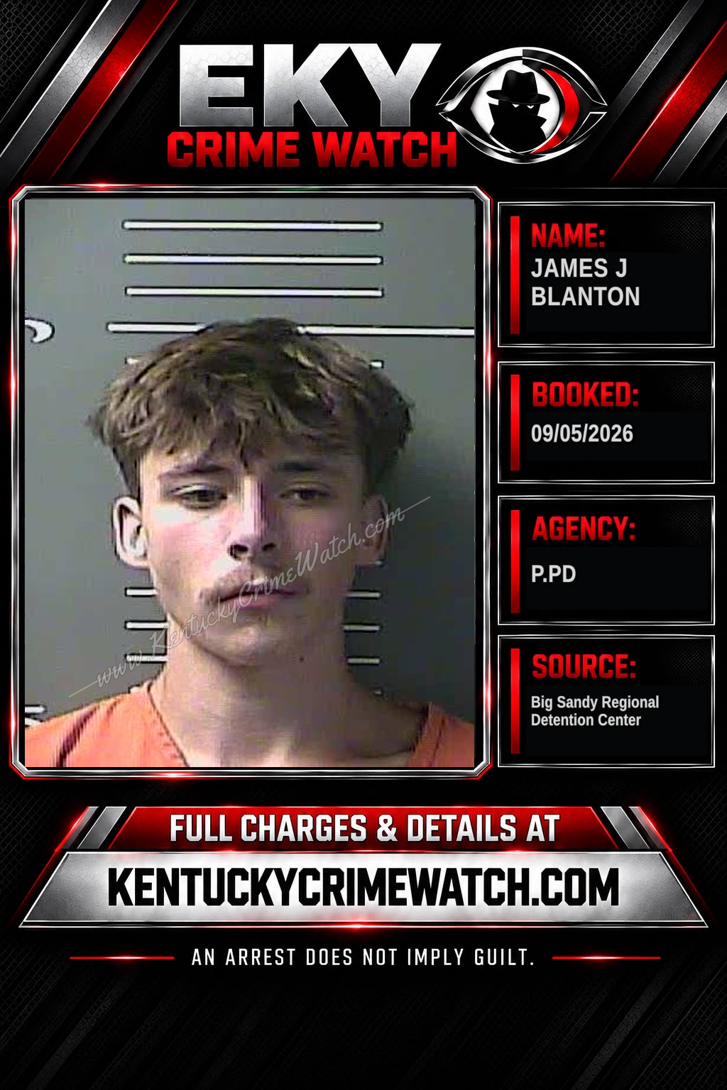 JAMES J BLANTON booking image