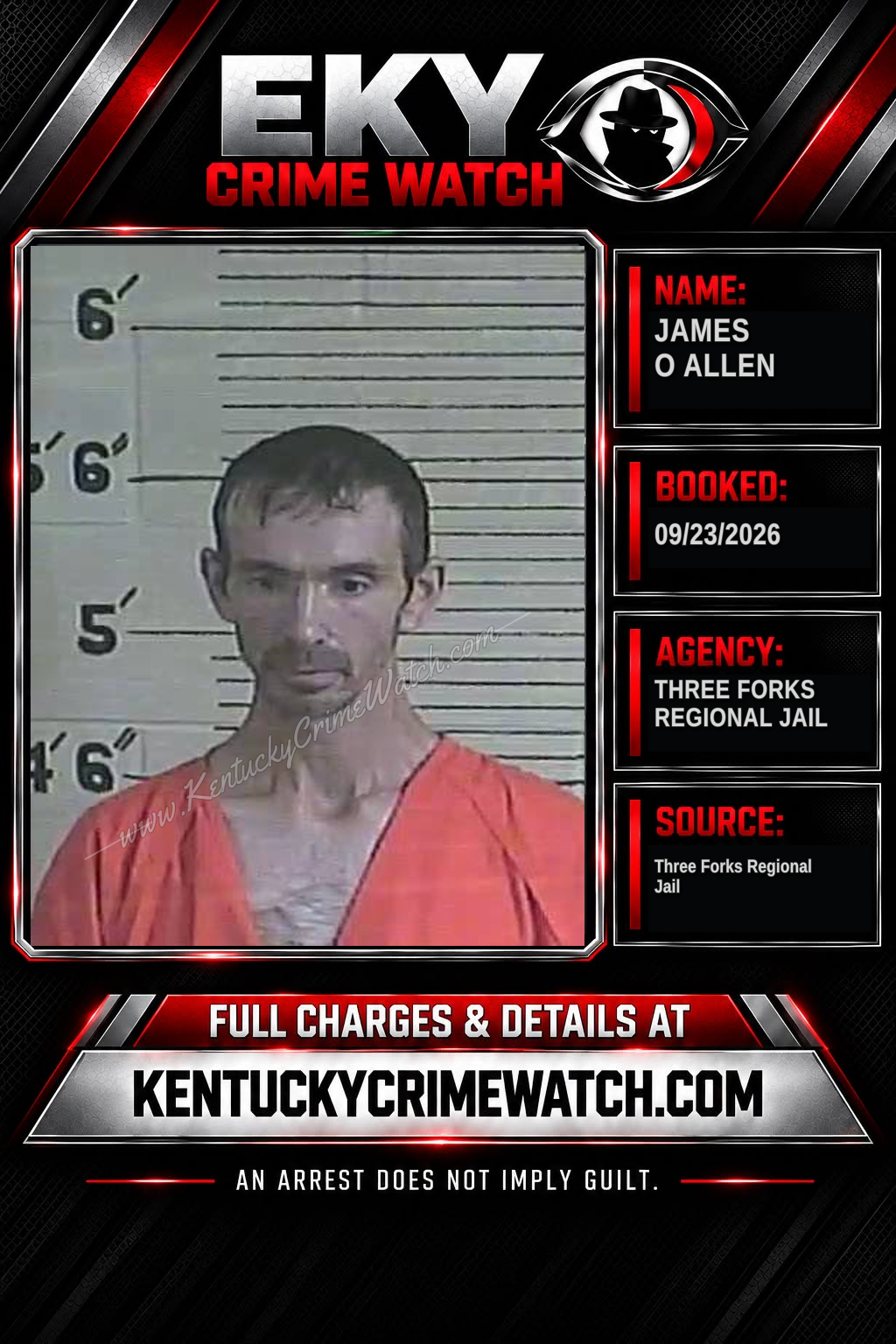 James O Allen booking image