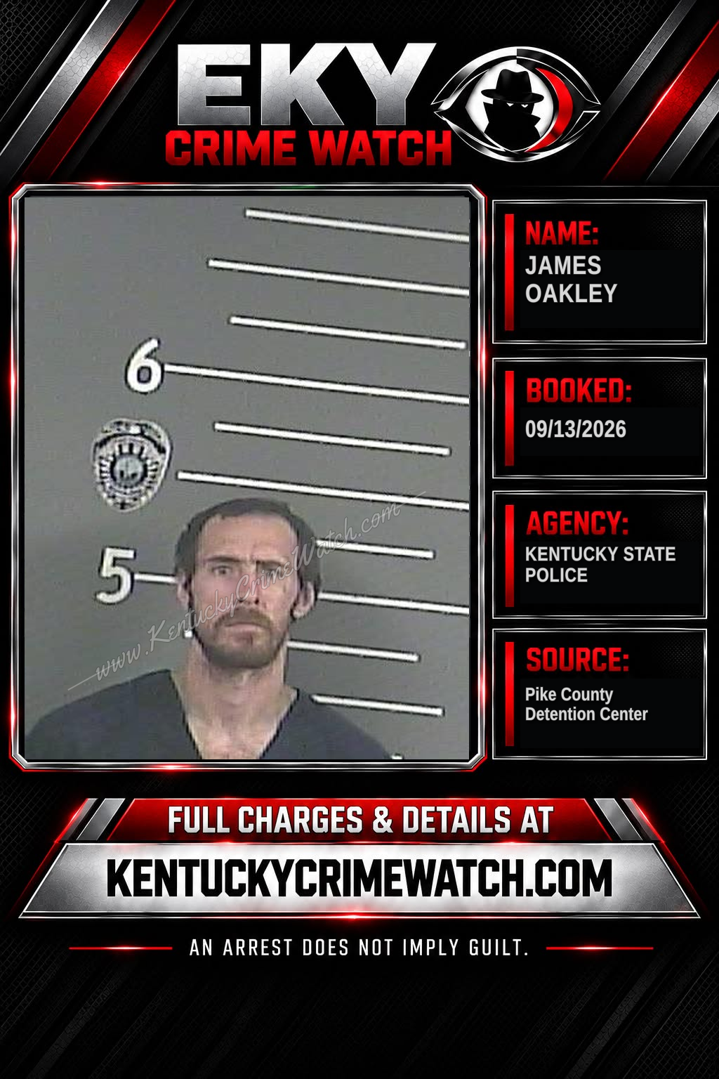 JAMES OAKLEY booking image