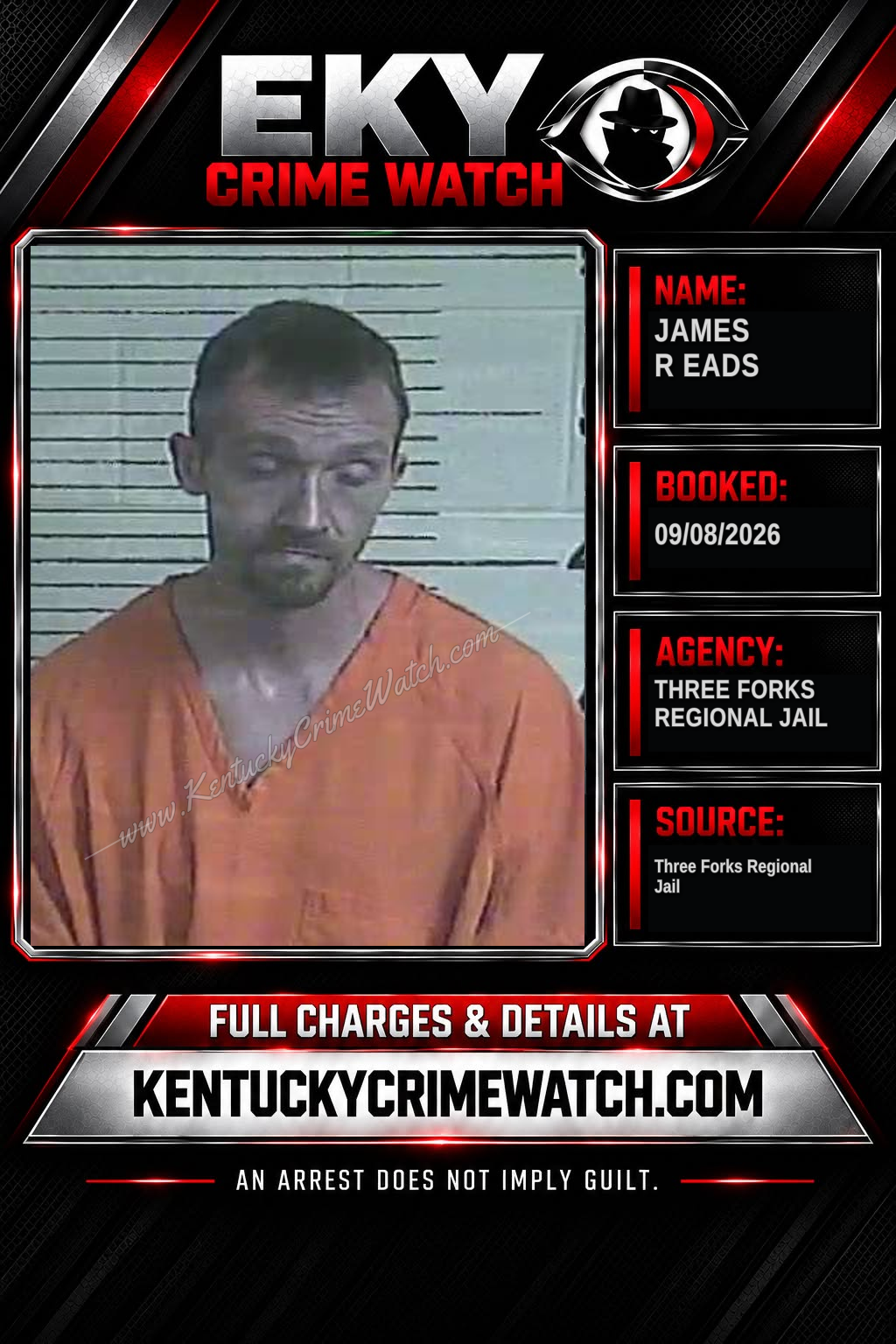 James R Eads booking image