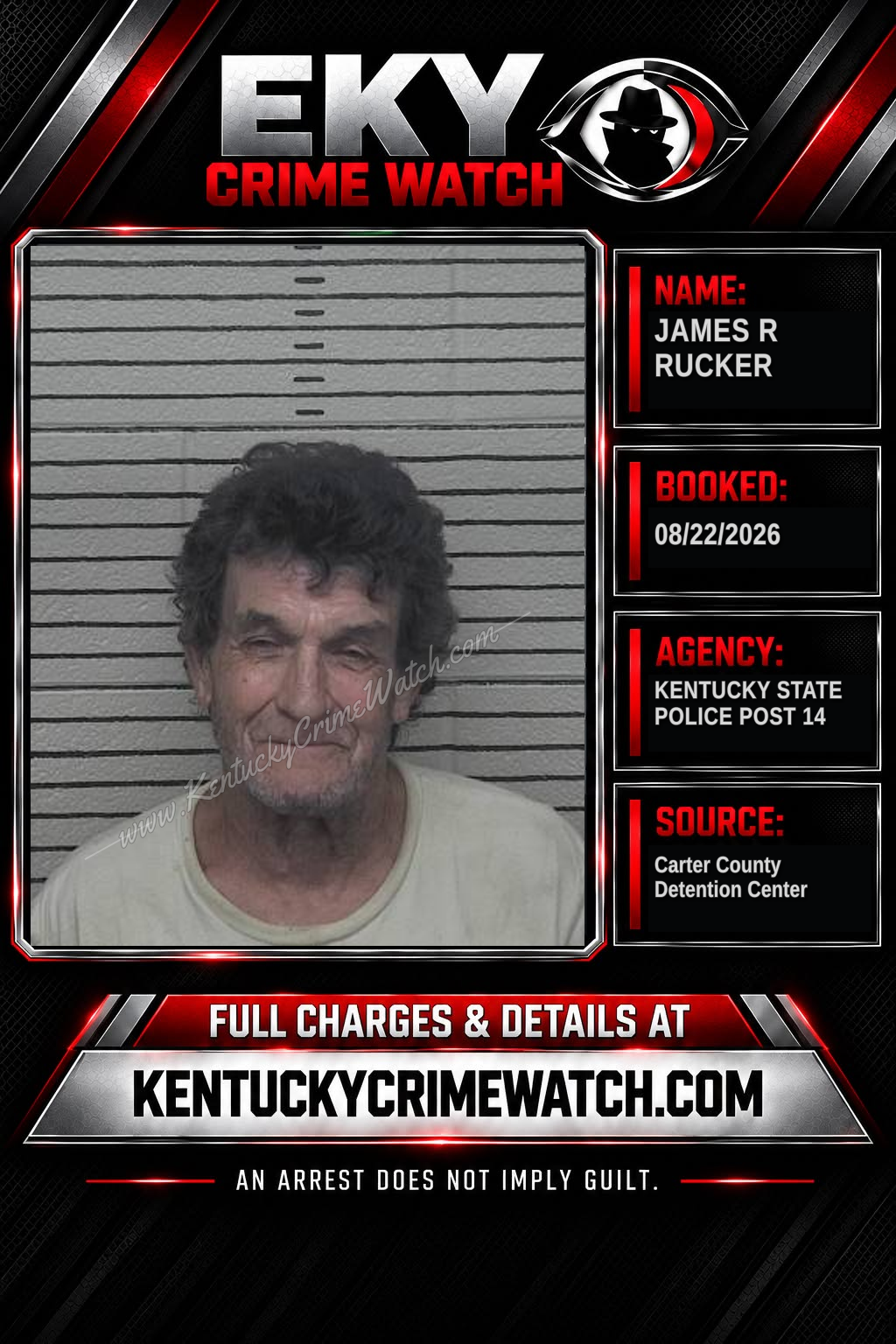 JAMES R RUCKER booking image