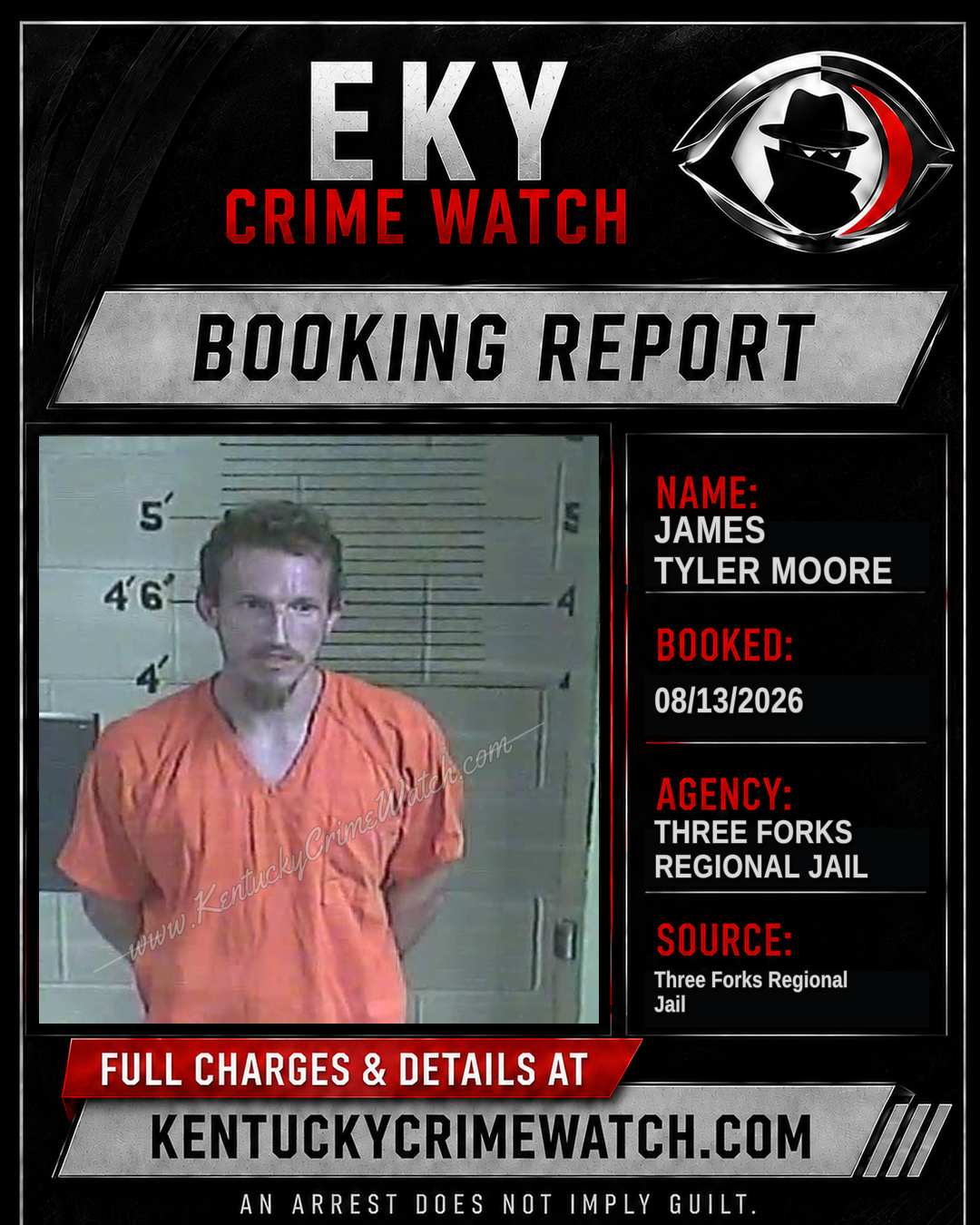 James Tyler Moore booking image