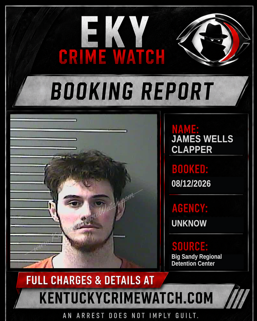 JAMES WELLS CLAPPER booking image