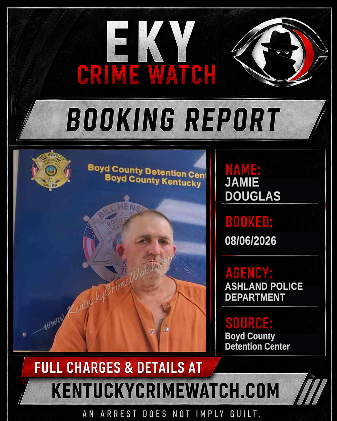 JAMIE DOUGLAS booking image
