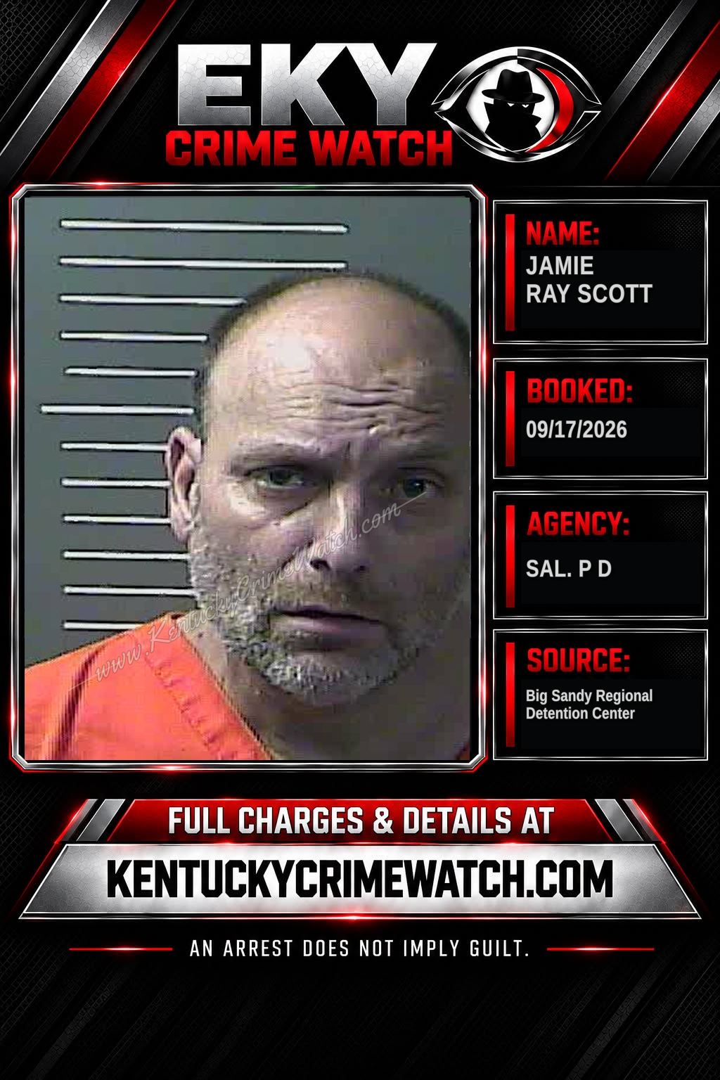 JAMIE RAY SCOTT booking image
