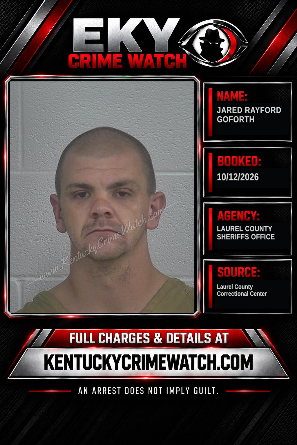 JARED RAYFORD GOFORTH booking image