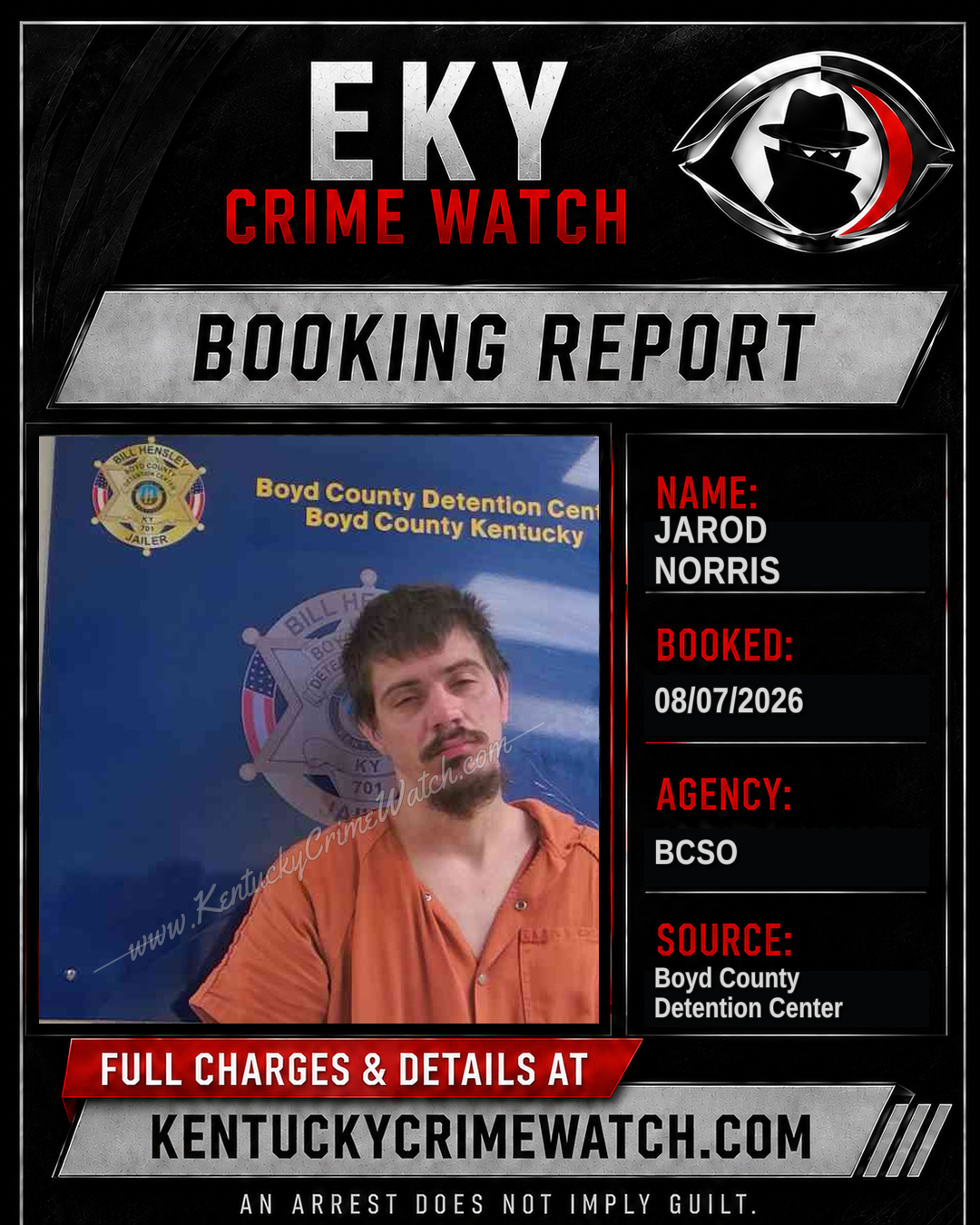 JAROD NORRIS booking image