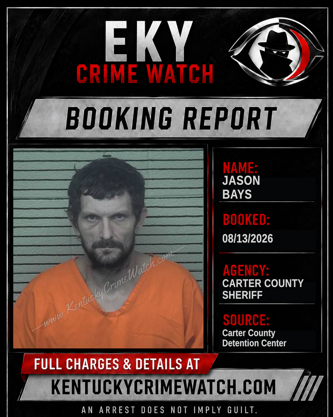 JASON BAYS booking image