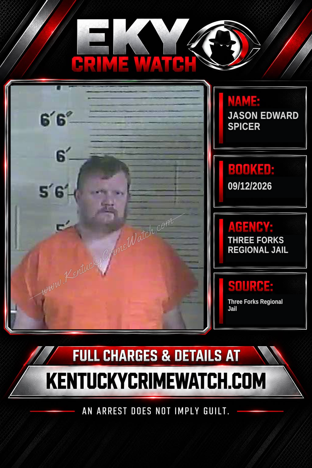 Jason Edward Spicer booking image
