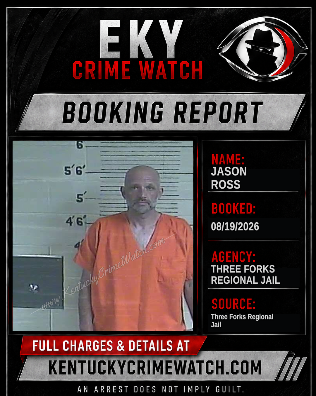 Jason Ross booking image