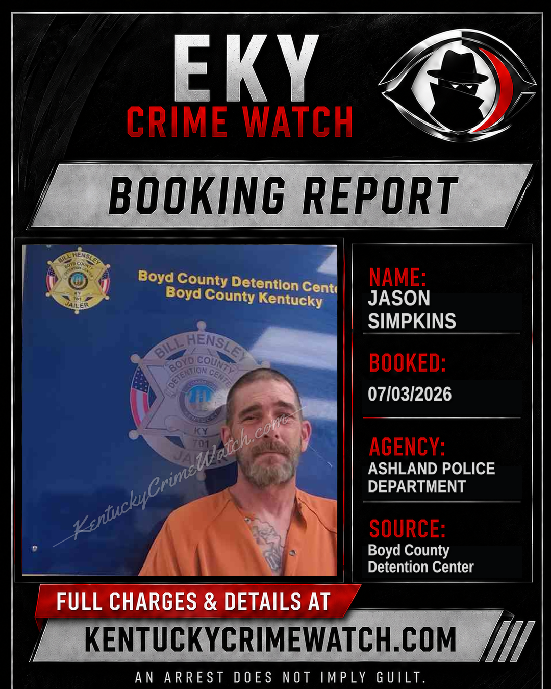JASON SIMPKINS booking image