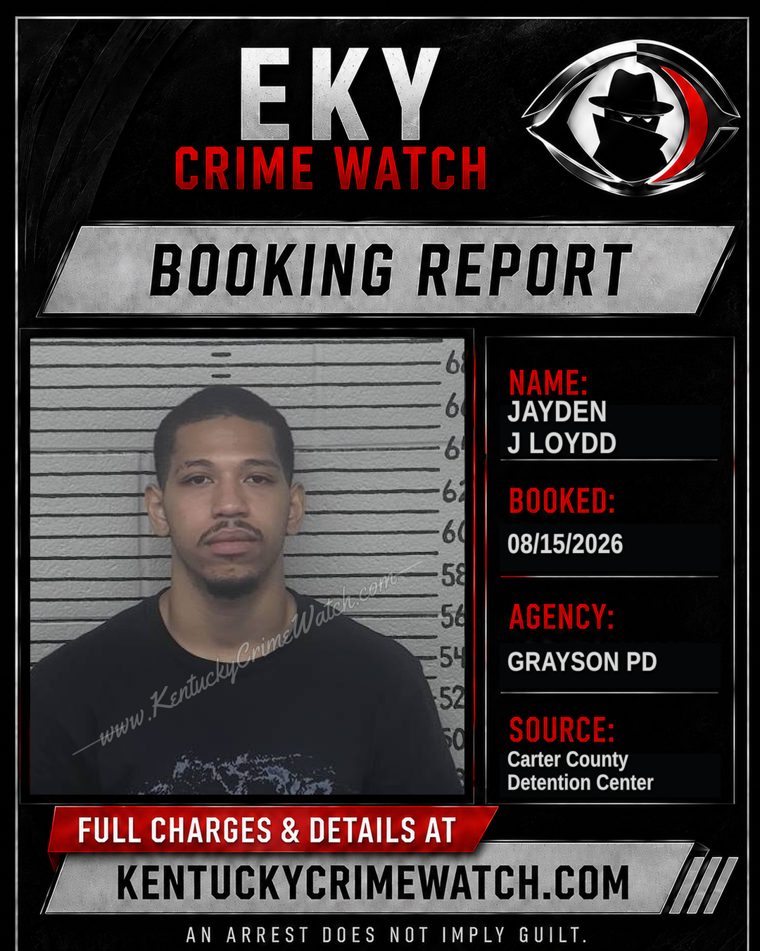 JAYDEN J LOYDD booking image