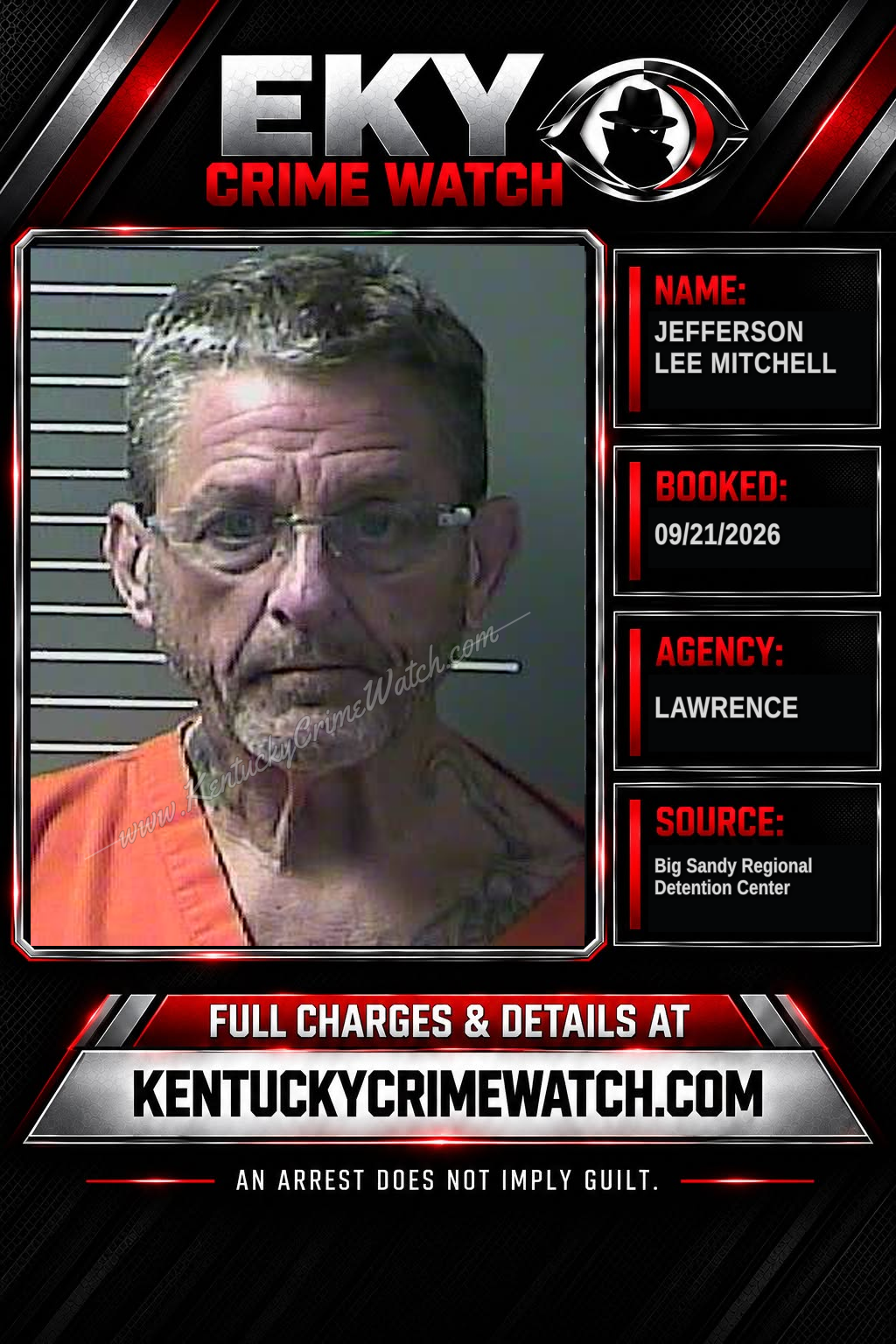 JEFFERSON LEE MITCHELL booking image