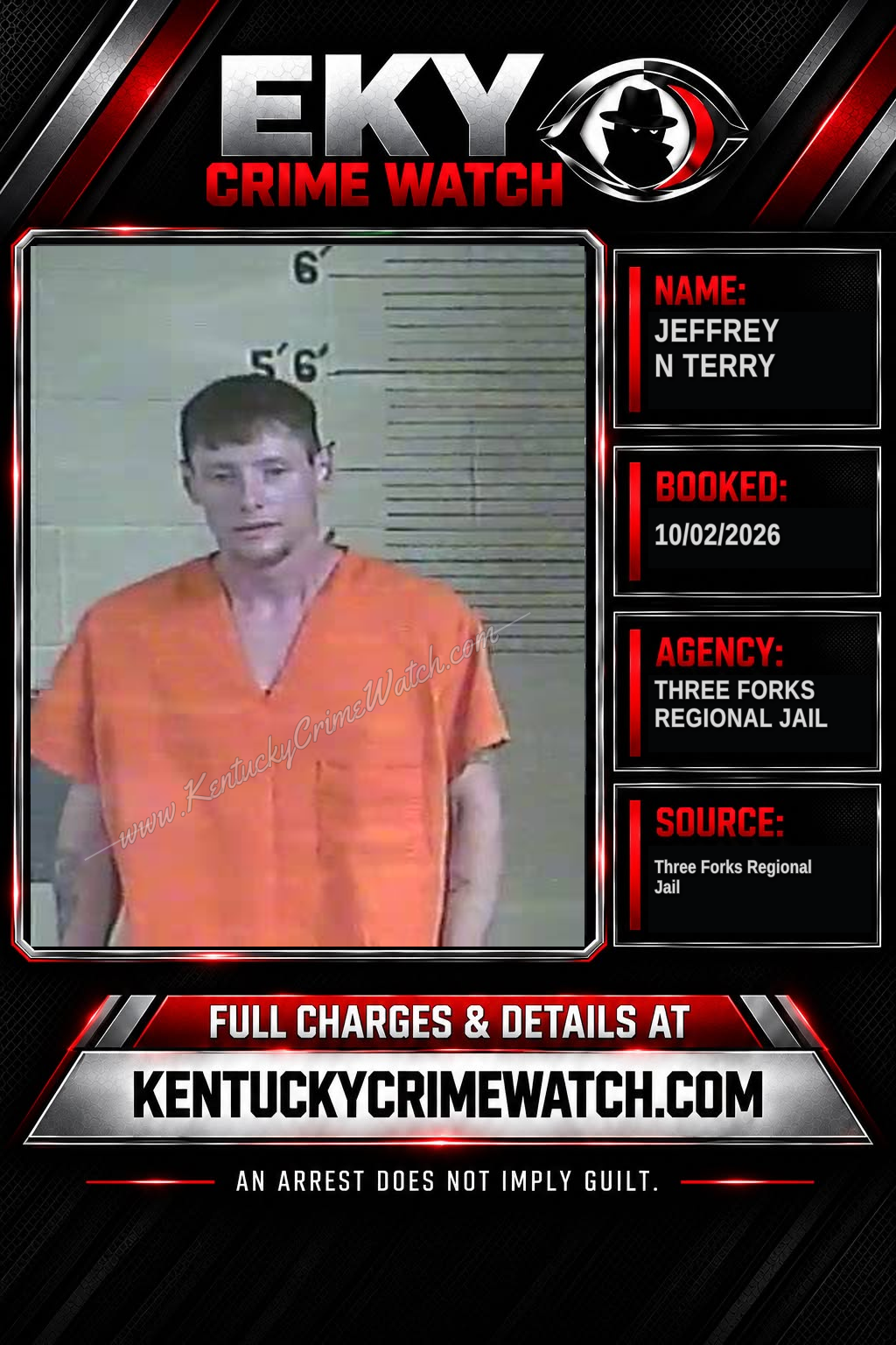 Jeffrey N Terry booking image