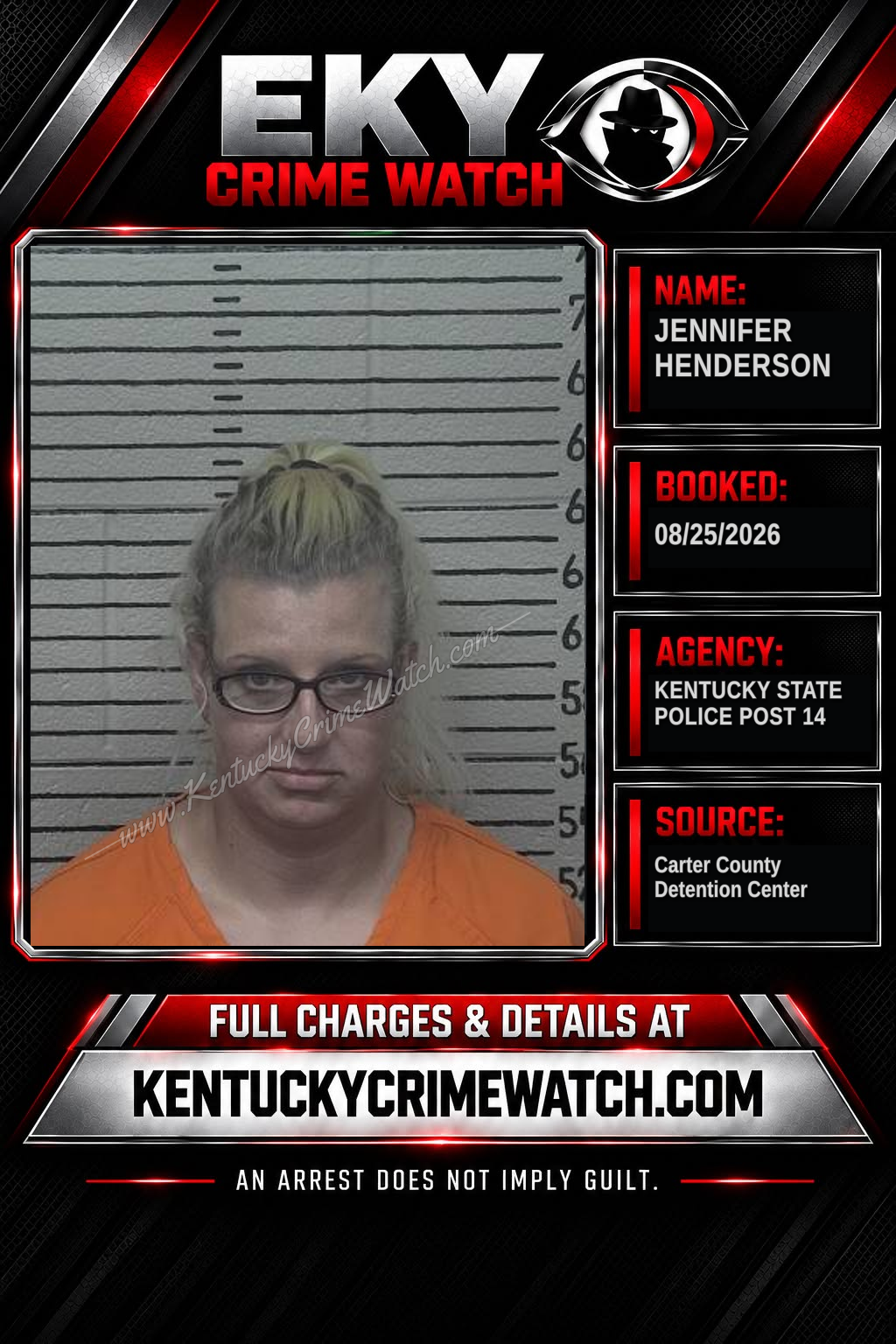 JENNIFER HENDERSON booking image