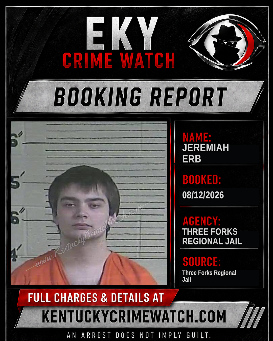 Jeremiah Erb booking image