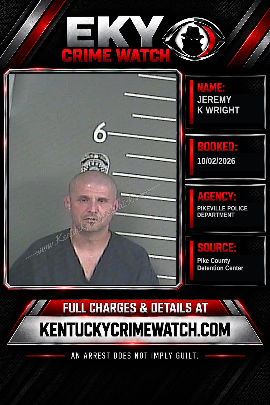JEREMY K WRIGHT booking image