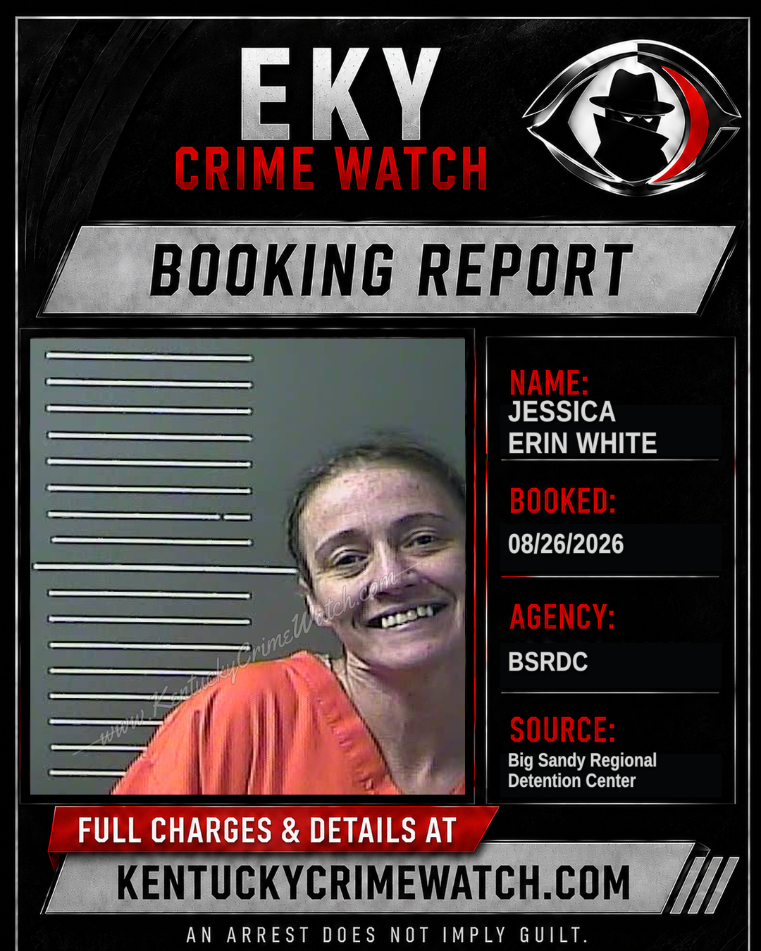 JESSICA ERIN WHITE booking image