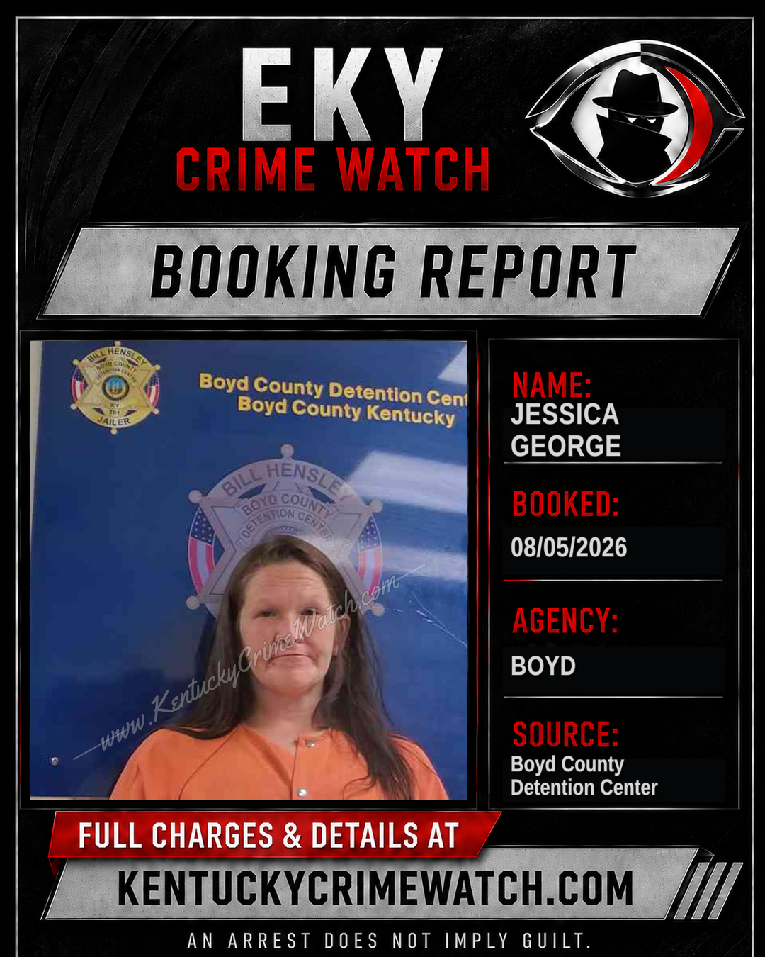 JESSICA GEORGE booking image