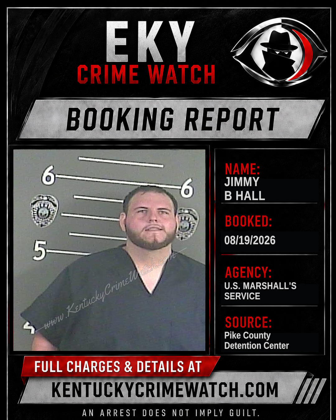 JIMMY B HALL booking image