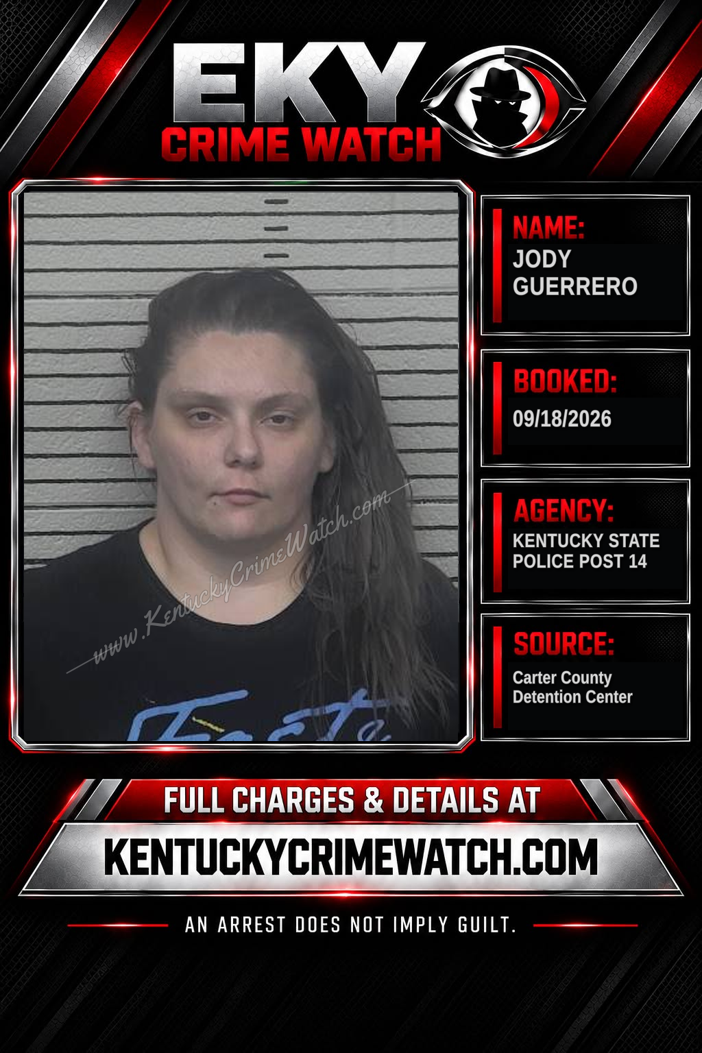 JODY GUERRERO booking image