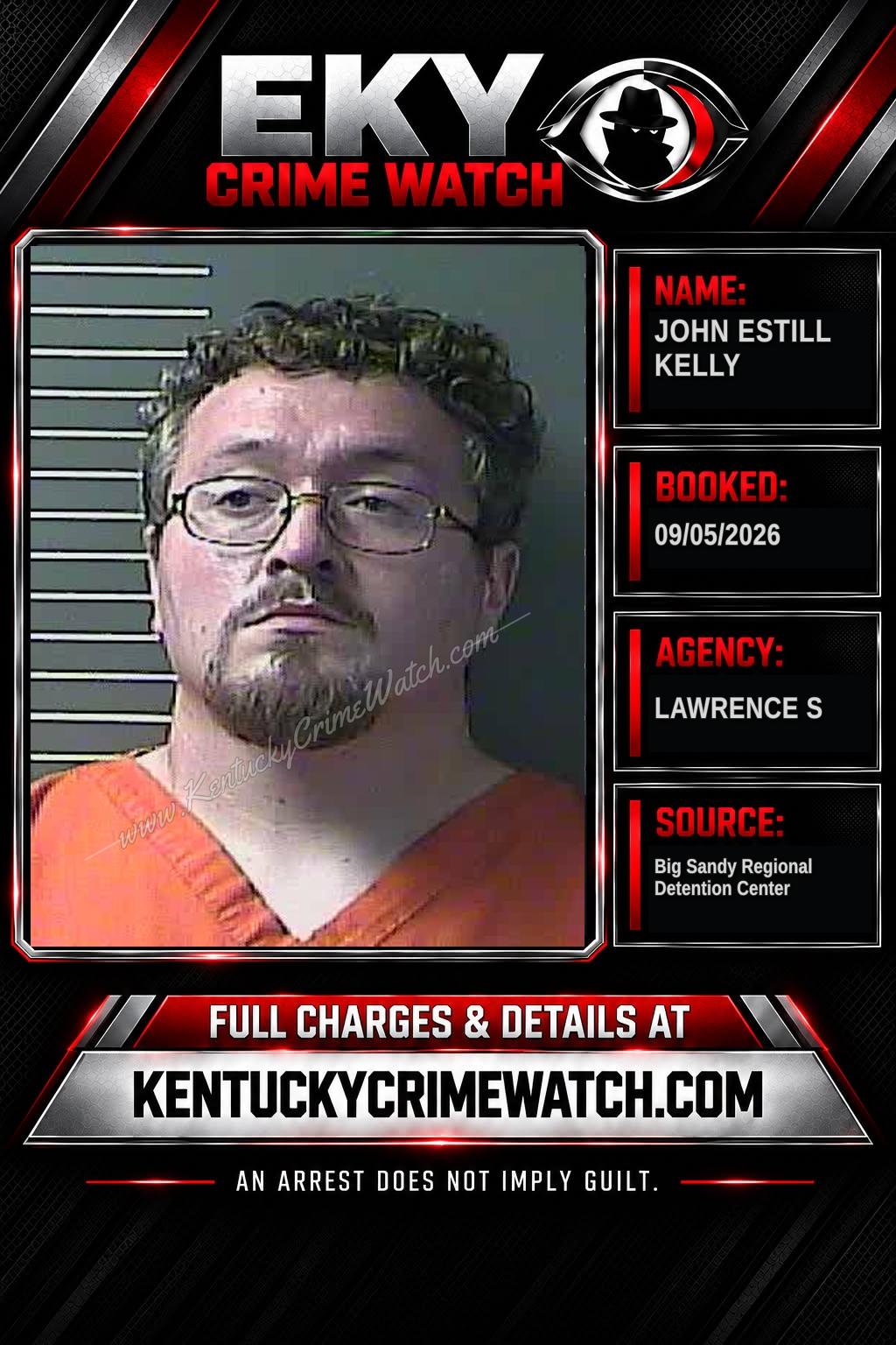 JOHN ESTILL KELLY booking image