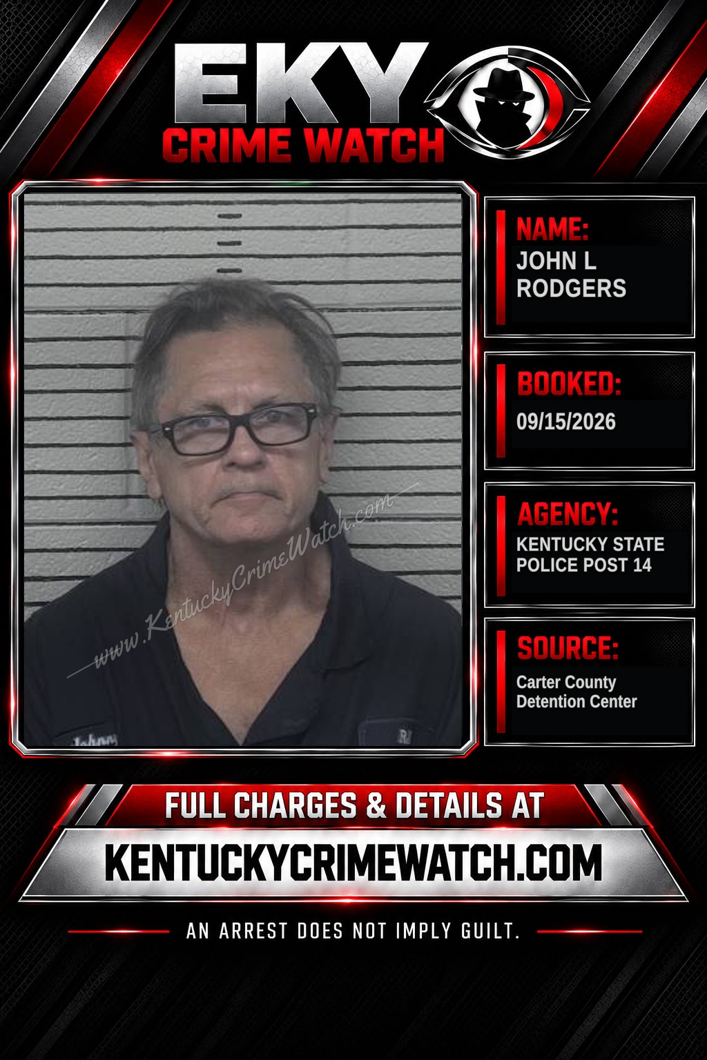 JOHN L RODGERS booking image