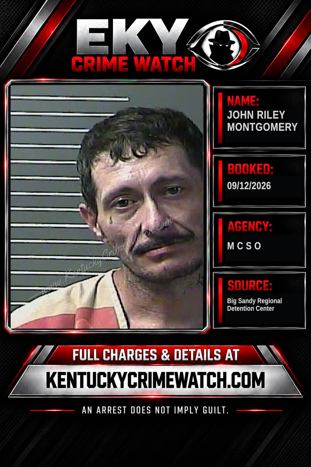 JOHN Riley MONTGOMERY booking image