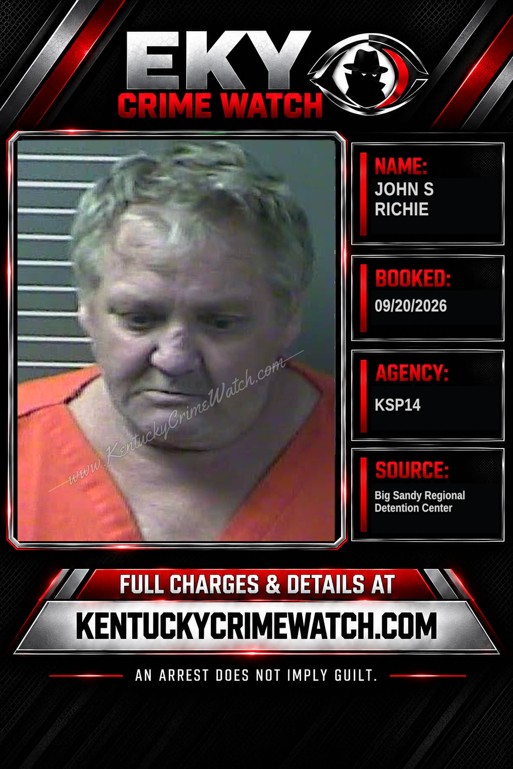 JOHN S RICHIE booking image