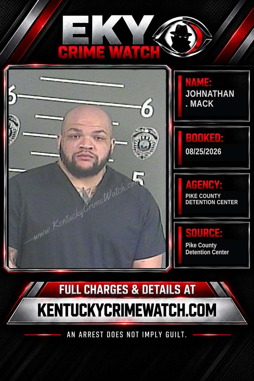 JOHNATHAN . MACK booking image