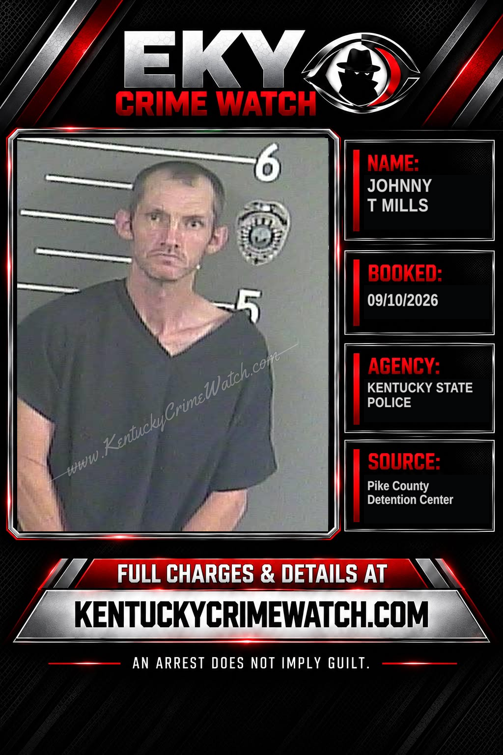 JOHNNY T MILLS booking image