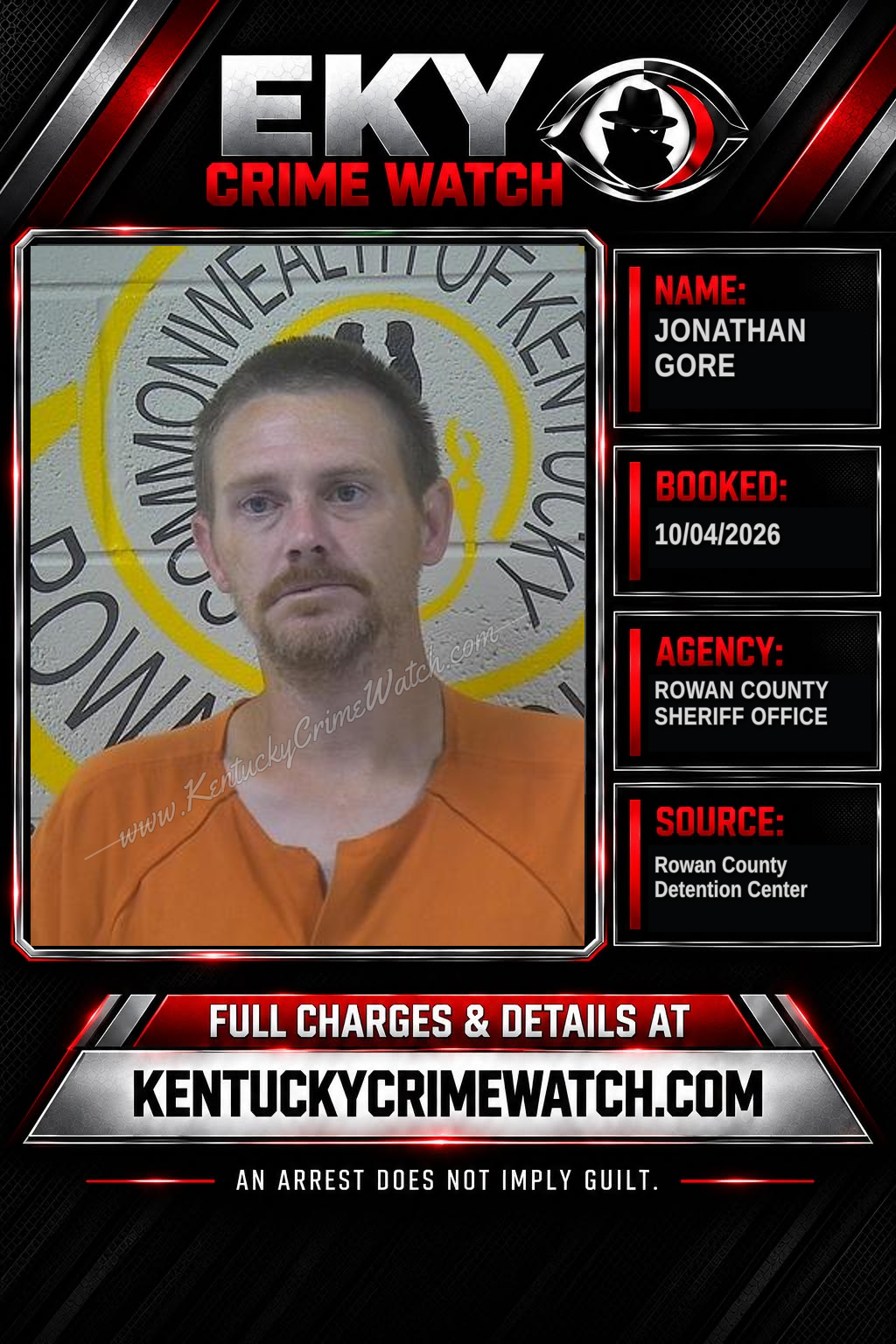 JONATHAN GORE booking image