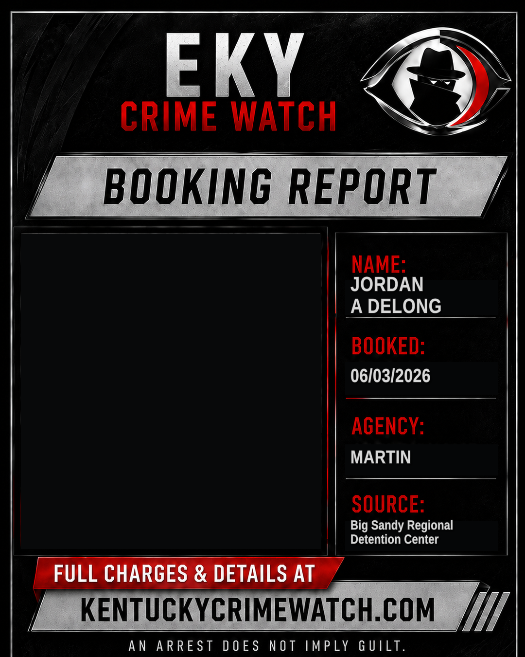 JORDAN A DELONG booking image