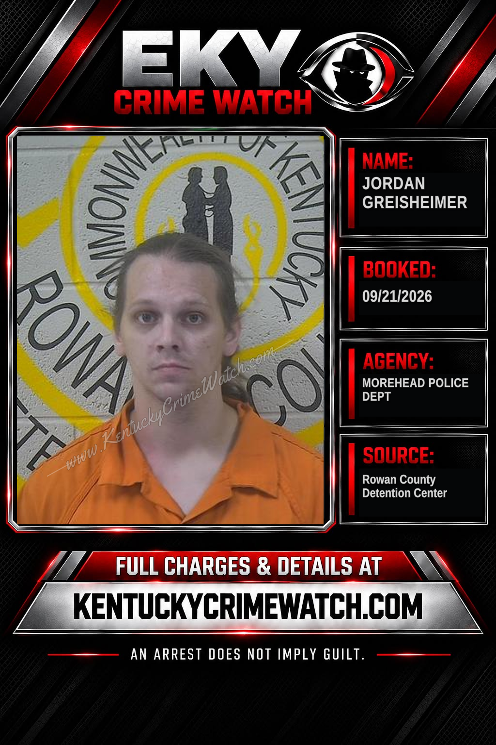 JORDAN GREISHEIMER booking image