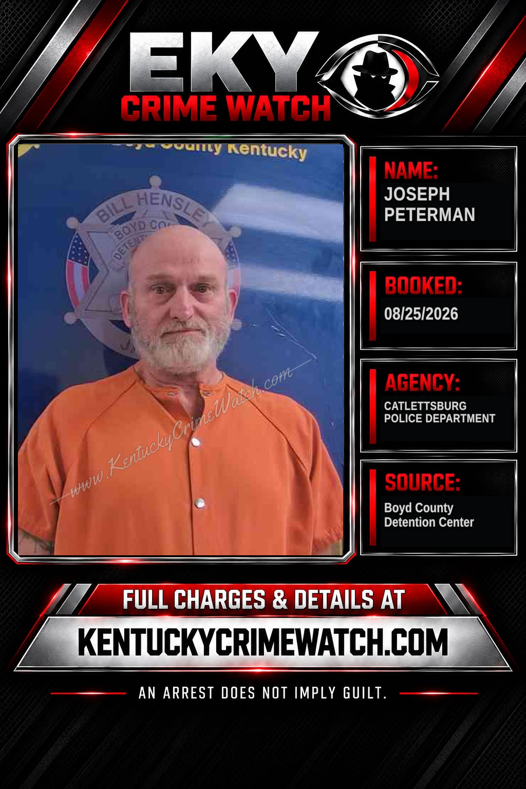 JOSEPH PETERMAN booking image
