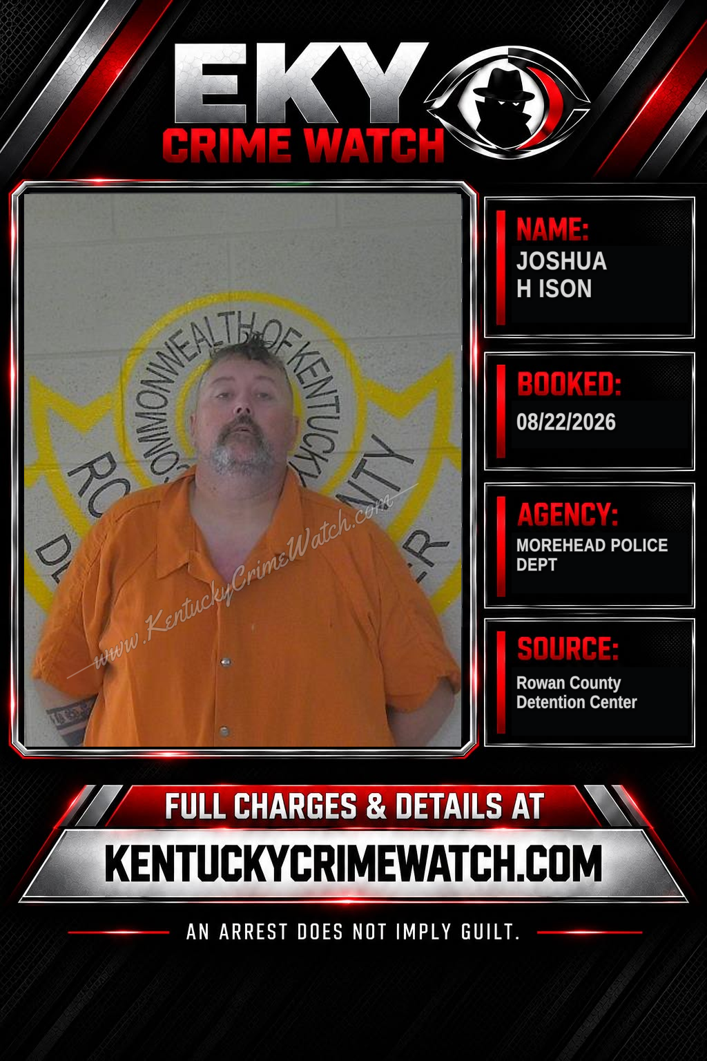 JOSHUA H ISON booking image