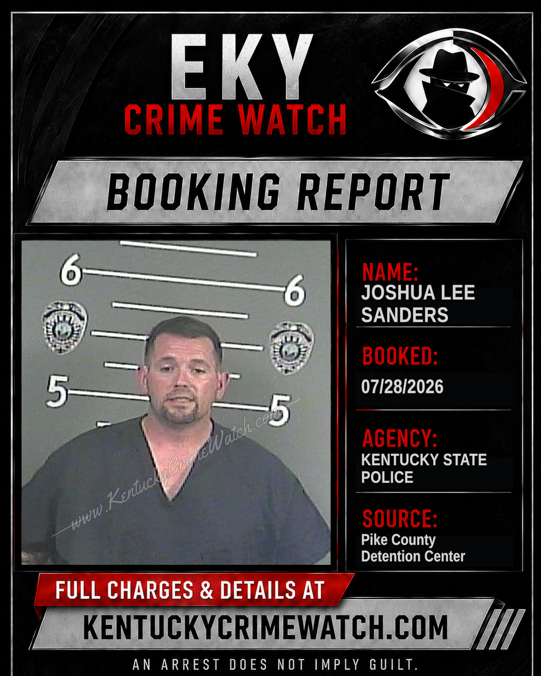 JOSHUA LEE SANDERS booking image