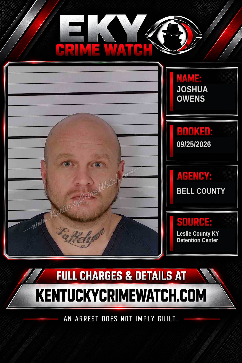 JOSHUA OWENS booking image
