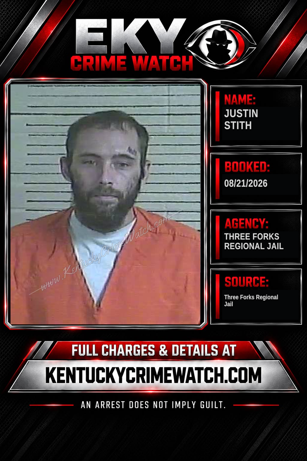 Justin Stith booking image