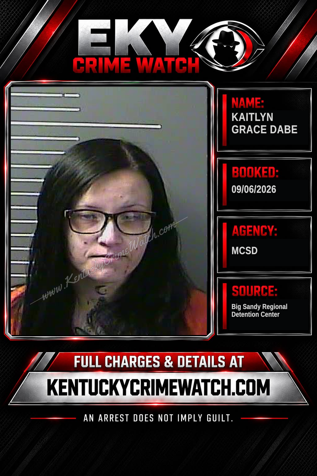 KAITLYN GRACE DABE booking image