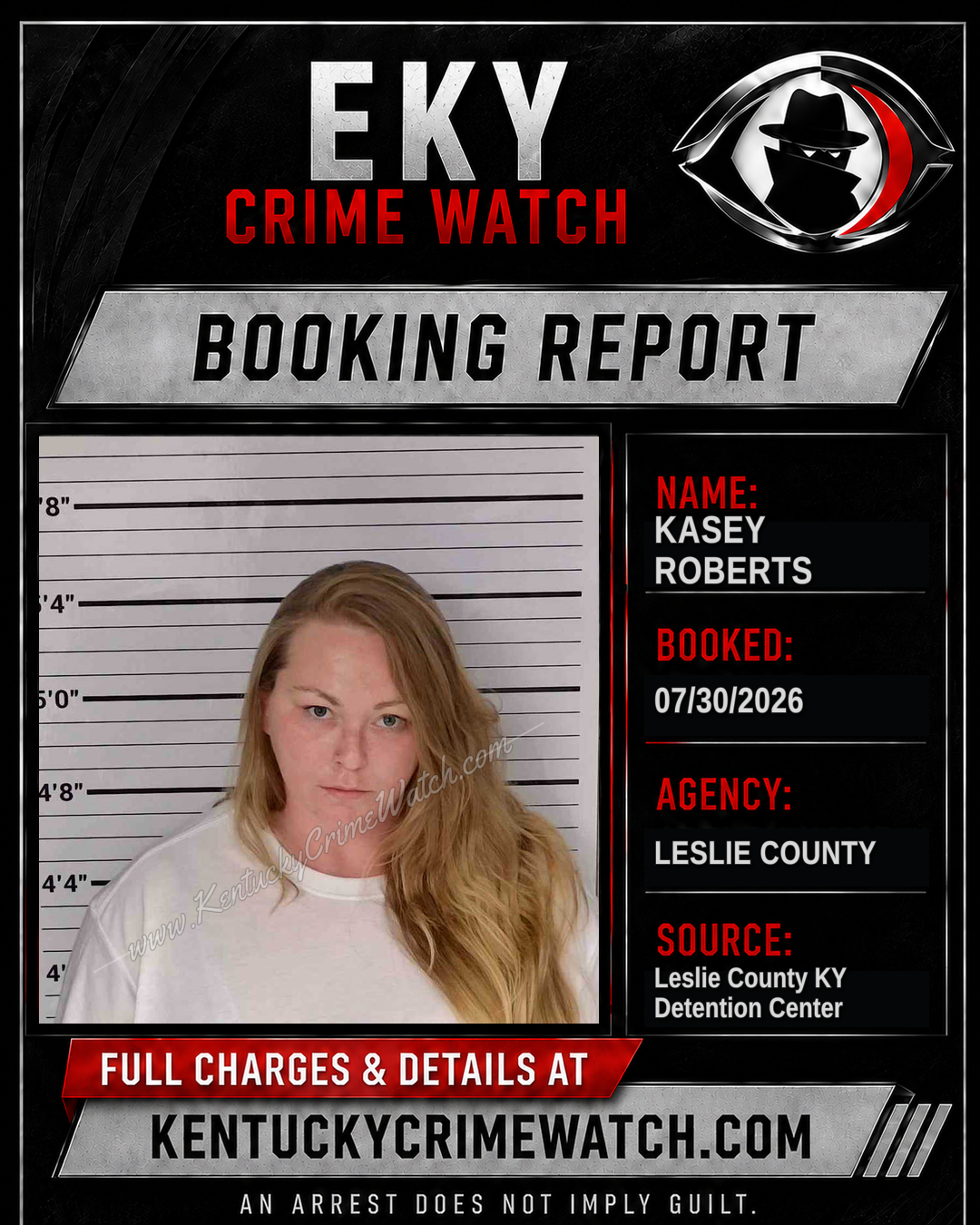 KASEY ROBERTS booking image