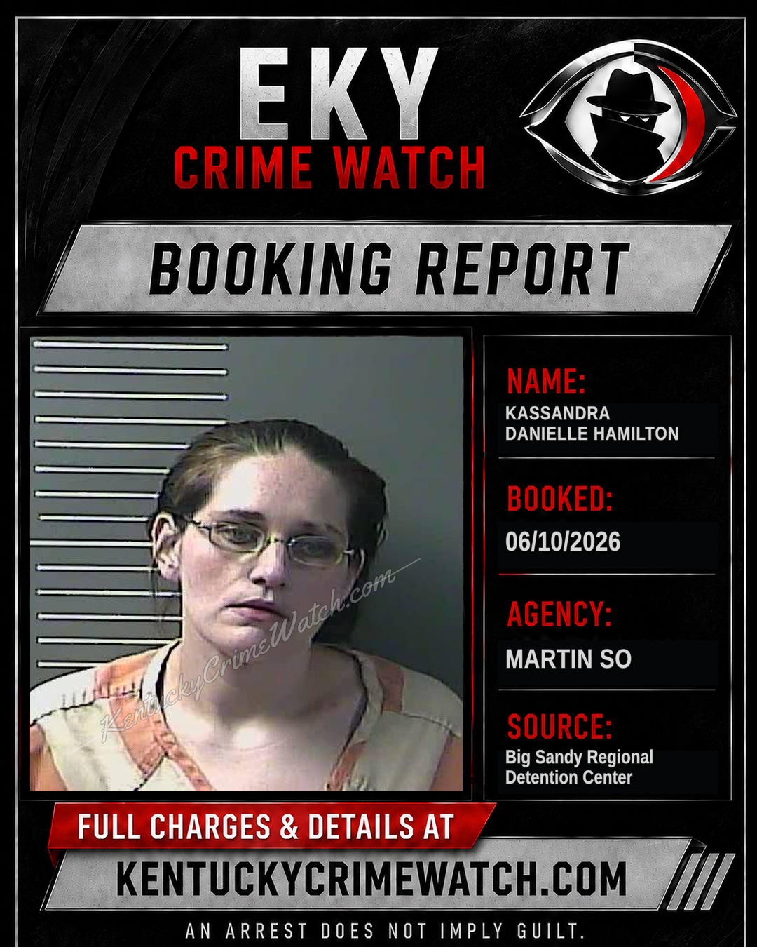 KASSANDRA DANIELLE HAMILTON booking image