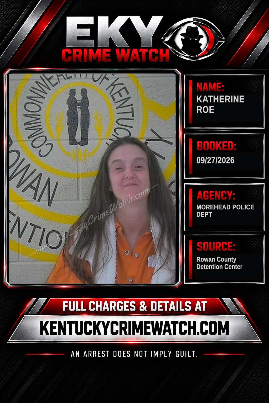 KATHERINE ROE booking image