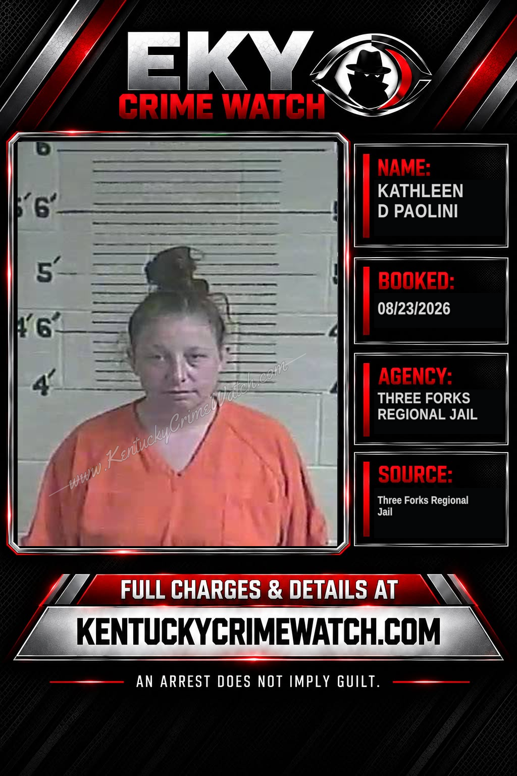 Kathleen D Paolini booking image