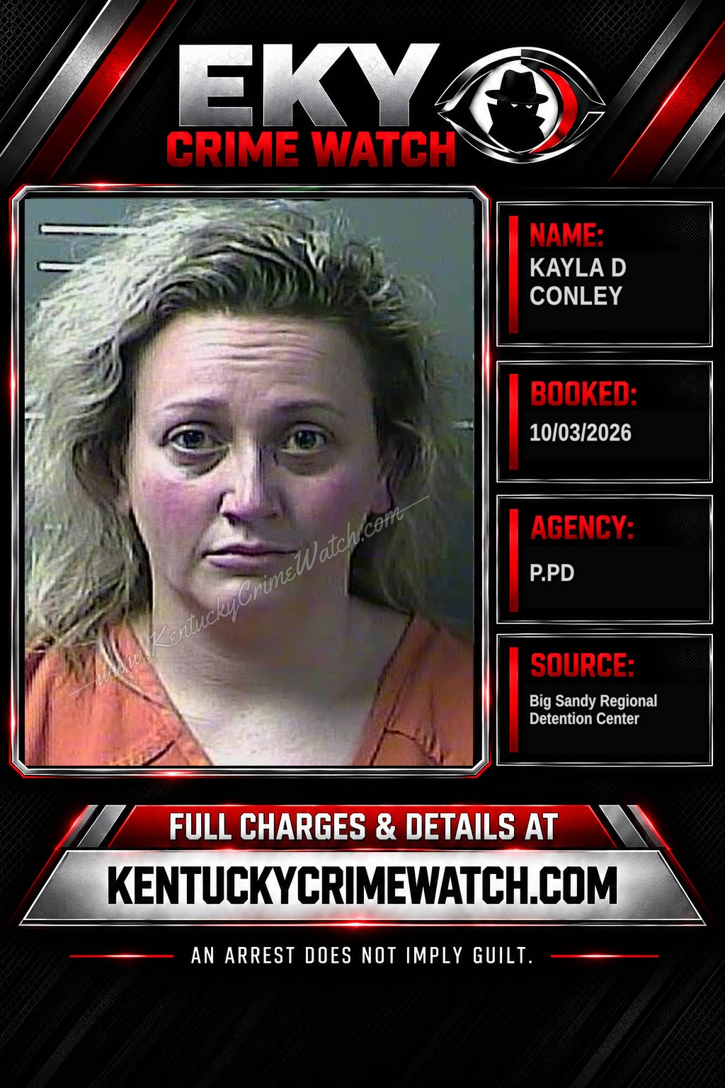 KAYLA D CONLEY booking image