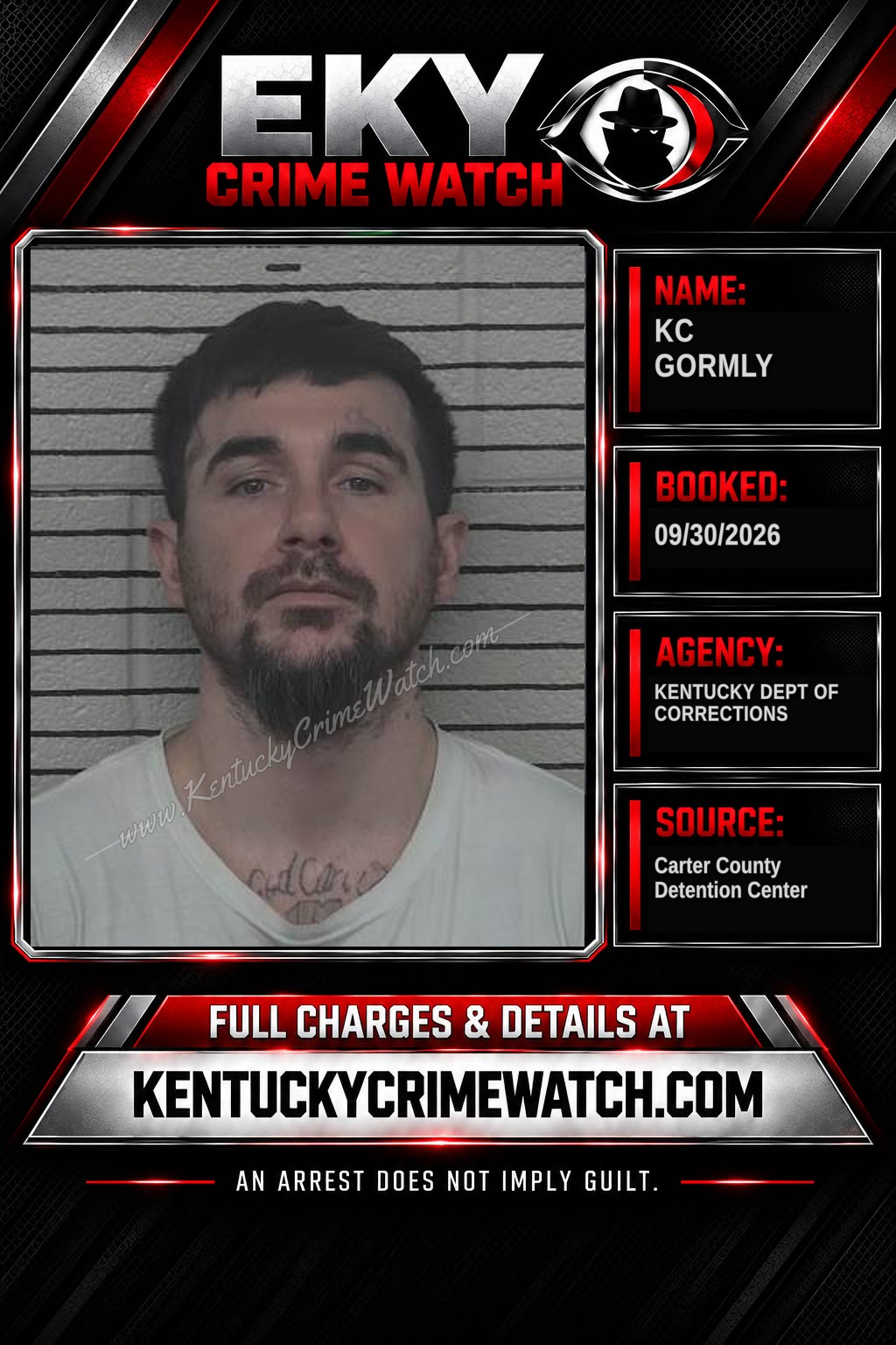 KC GORMLY booking image
