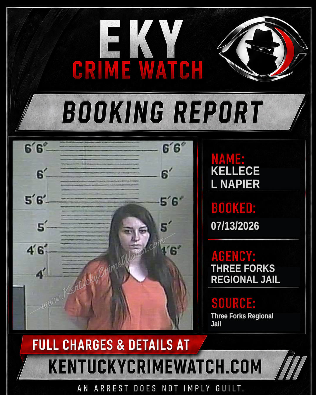 Kellece L Napier booking image