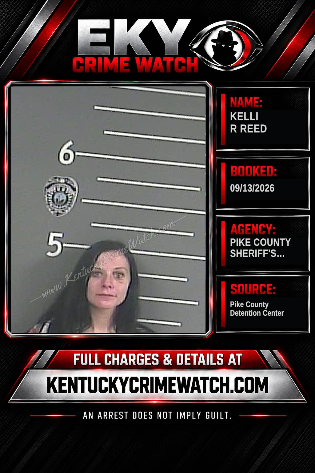 KELLI R REED booking image