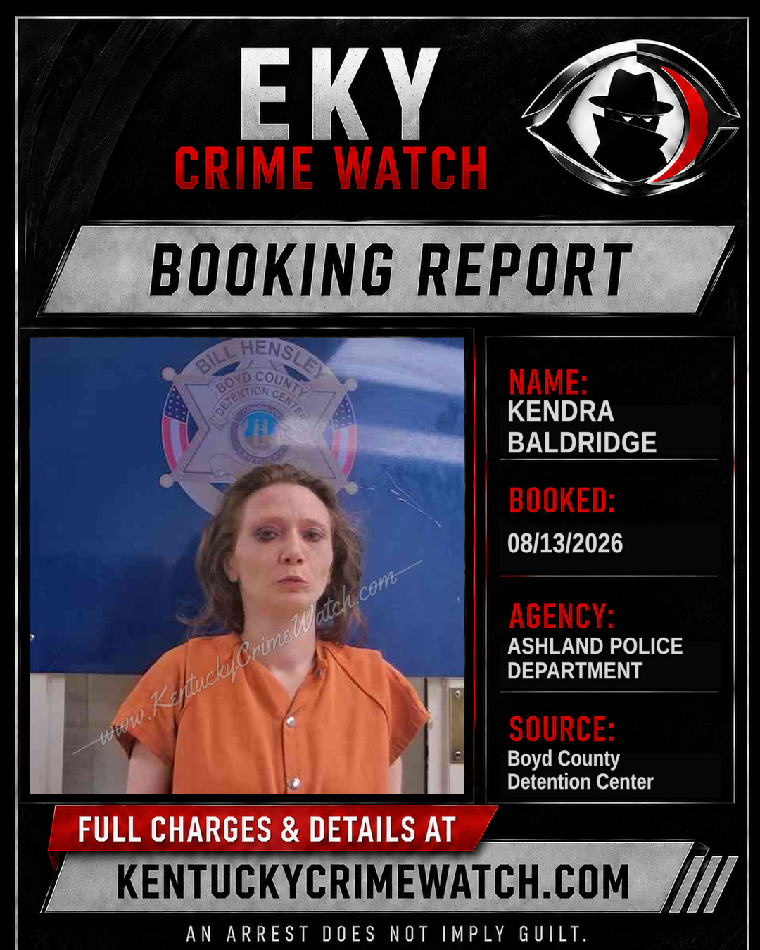 KENDRA BALDRIDGE booking image