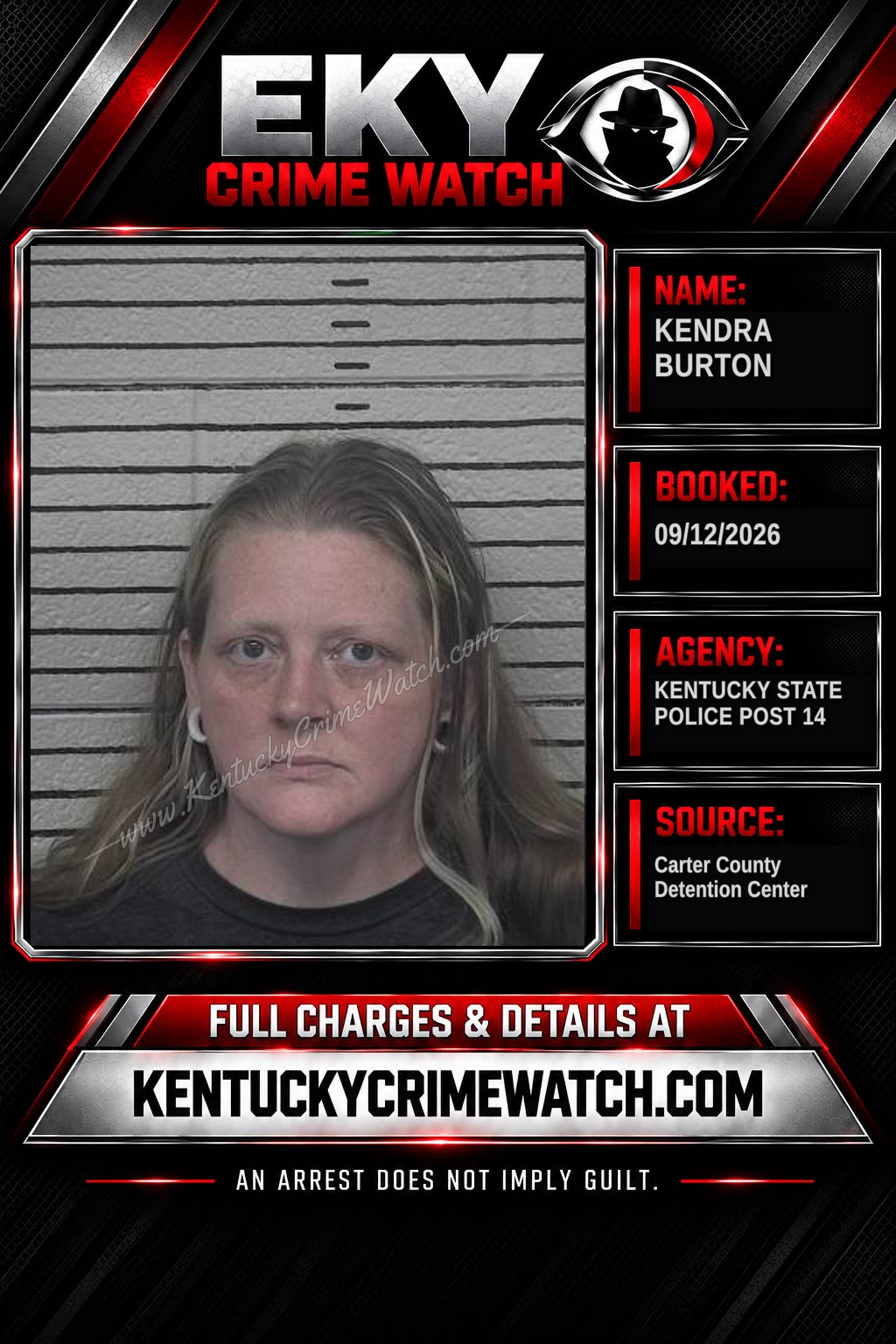 KENDRA BURTON booking image